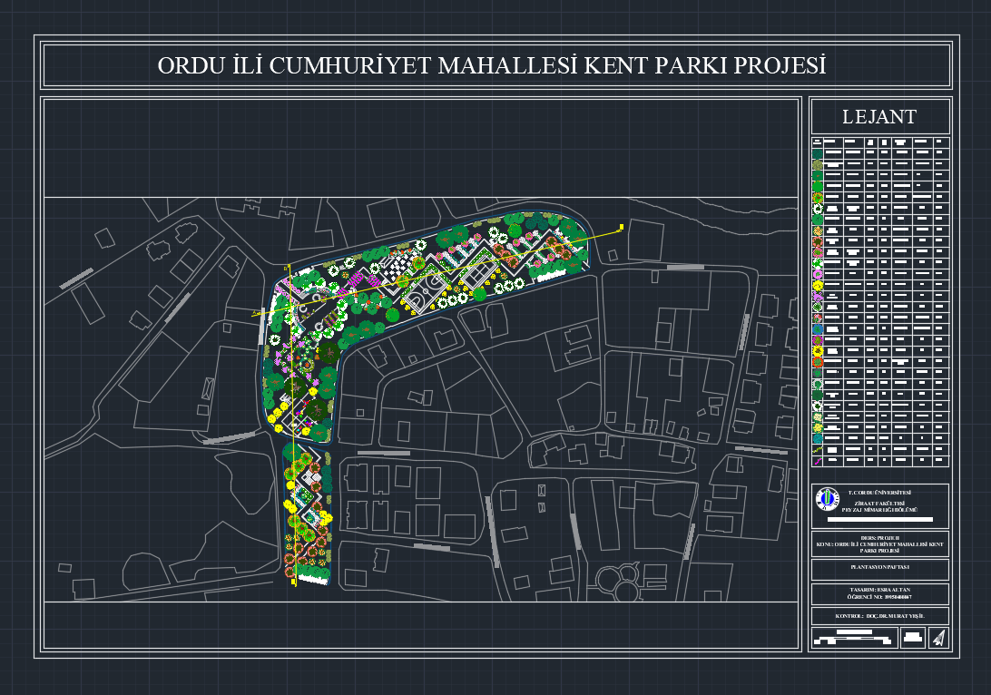 Büyükşehir Kent Parkı Projesi - Plate 18