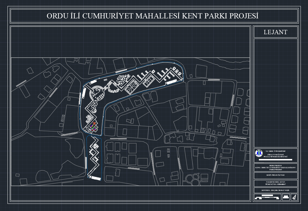 Büyükşehir Kent Parkı Projesi - Plate 20