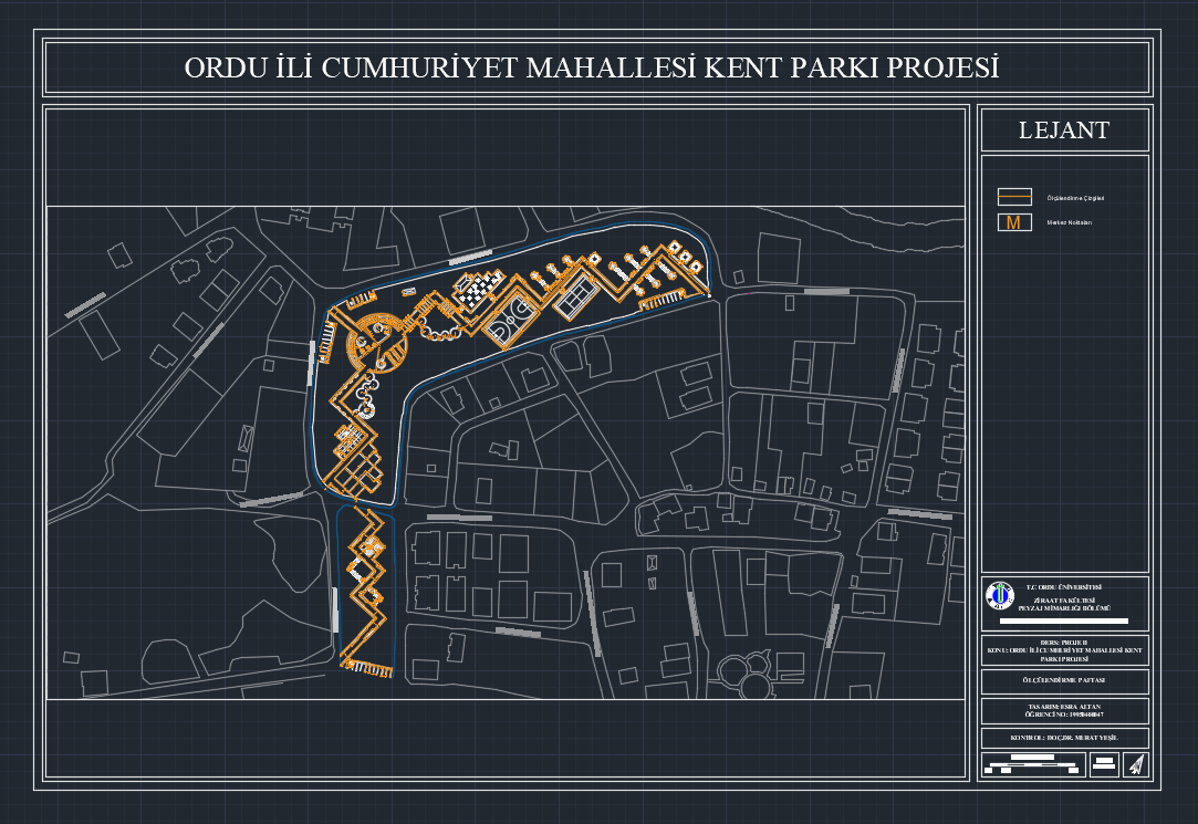 Büyükşehir Kent Parkı Projesi - Plate 22