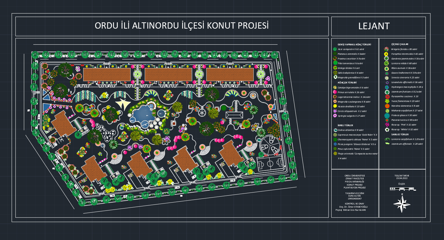 Kademeli Eğim Toplu Konut Peyzajı - Plate 6